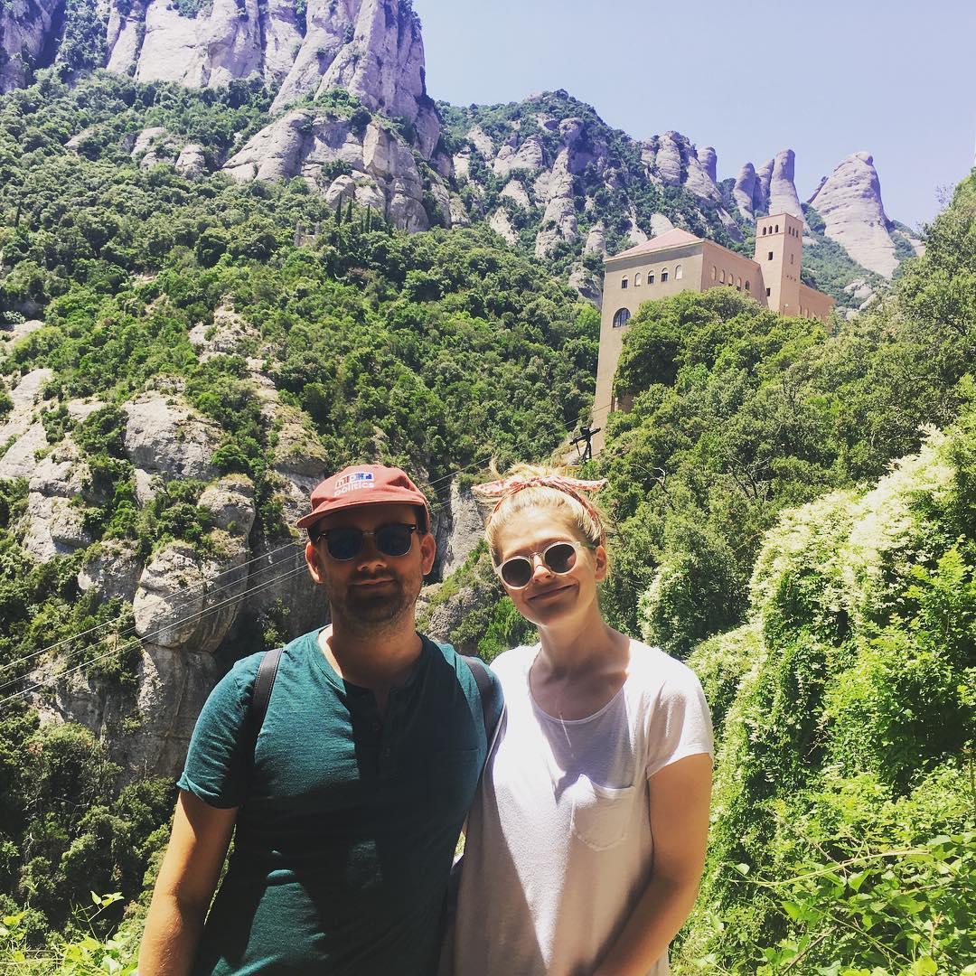 Outside of Barcelona in Montserrat.