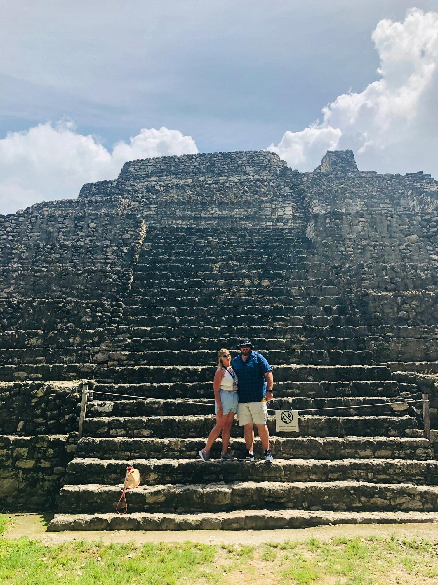 Norwegian Cruise 2019, after dying on the Mayan ruins tour. Never again they vowed.
