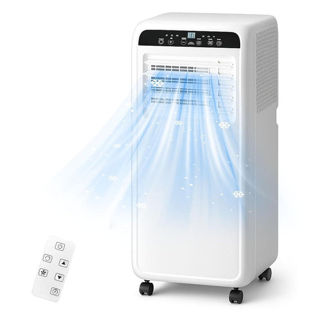 10000BTU Portable Air Conditioners With Fan & Dehumidifier, DollarDash 3-IN-1 Quiet Portable AC Unit Cools Up to 500 Sq.Ft, Free Stand Smart Inverter Mini Air Conditioner
