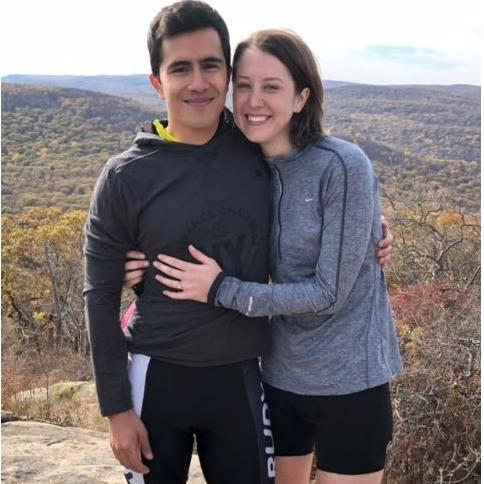 After our 5 mile ascent, and a proposal!