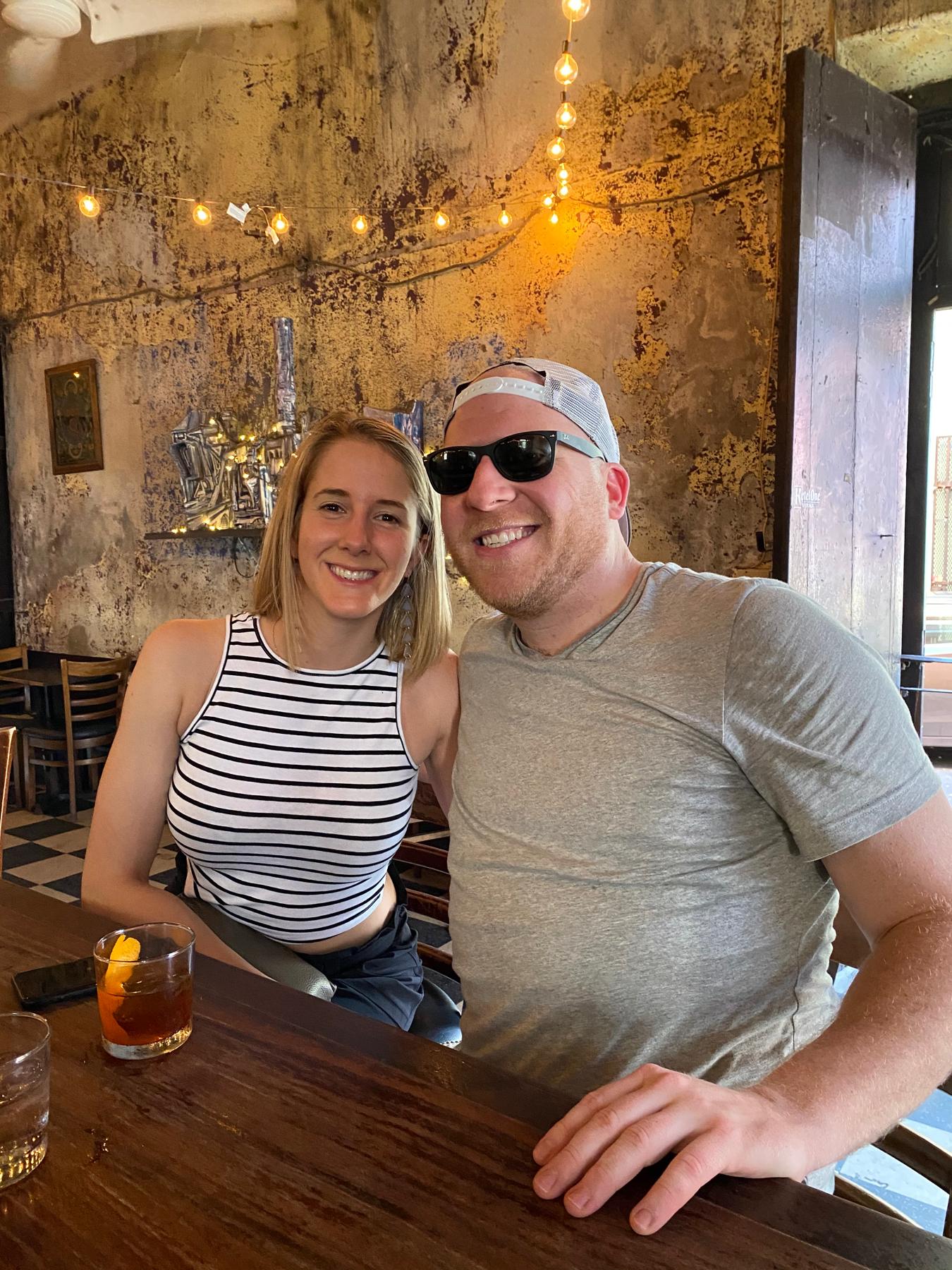 Our first vacation together in Puerto Rico two weeks before the lockdown.