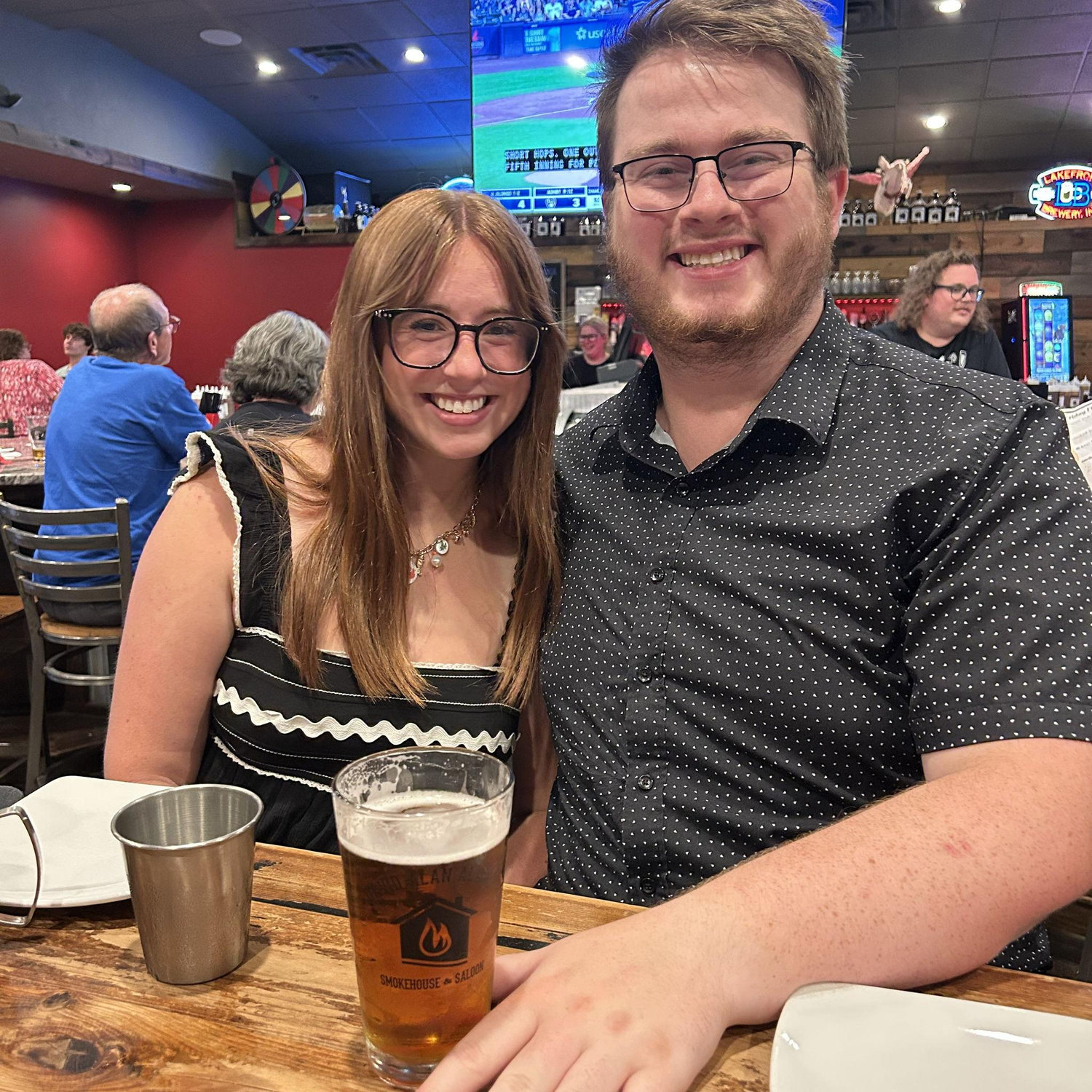 At our favorite place to eat since moving to Mukwonago (David Alan Alan's)