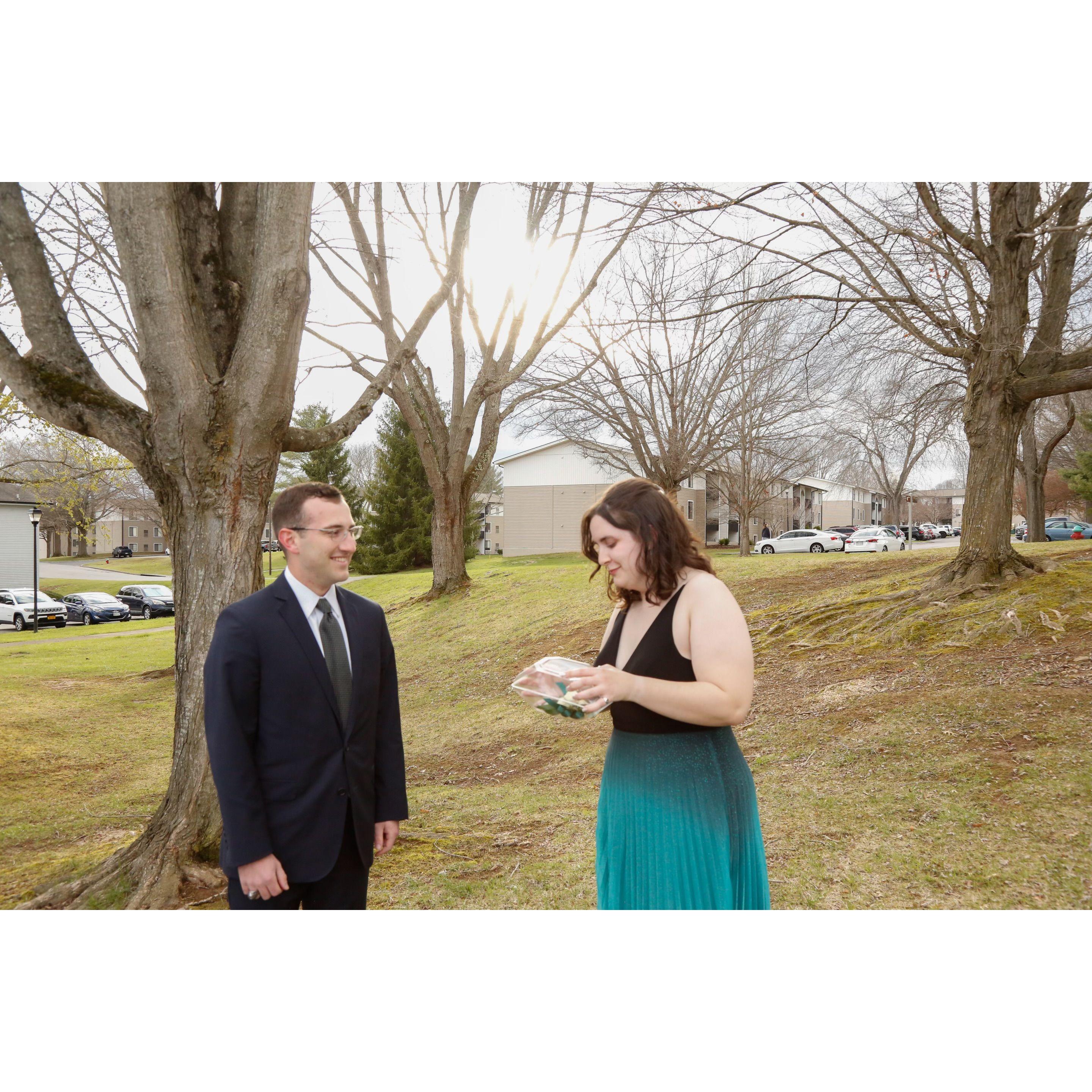 This is the face of Matt falling in love!