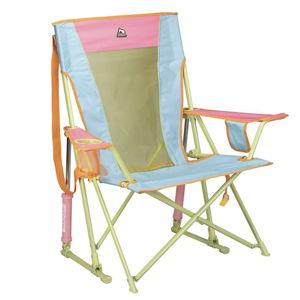 GCI Outdoor Comfort Pro Rocker Camping Chair | Portable Folding Rocking Chair with Durable Armrests & Drink Holder — Sweet Tea