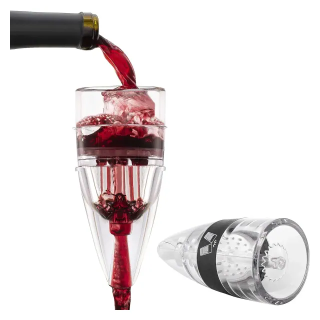 LEMONSODA Wine Aerator Pourer - Classic Wine Aerator with Wine Stopper, Stand and Travel Bag