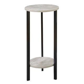 Porch & Den Alexandria 31-inch Plant Stand - Faux Birch/White Frame
