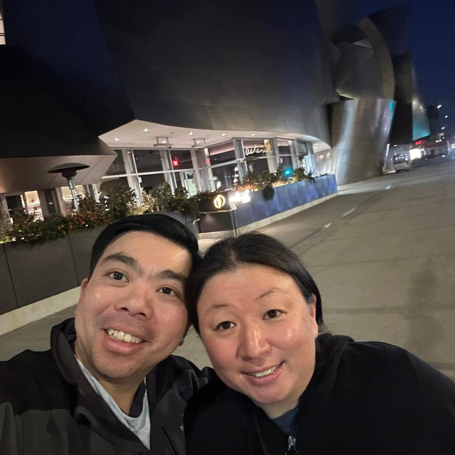 Walt Disney Concert Hall, next to the Broad Museum