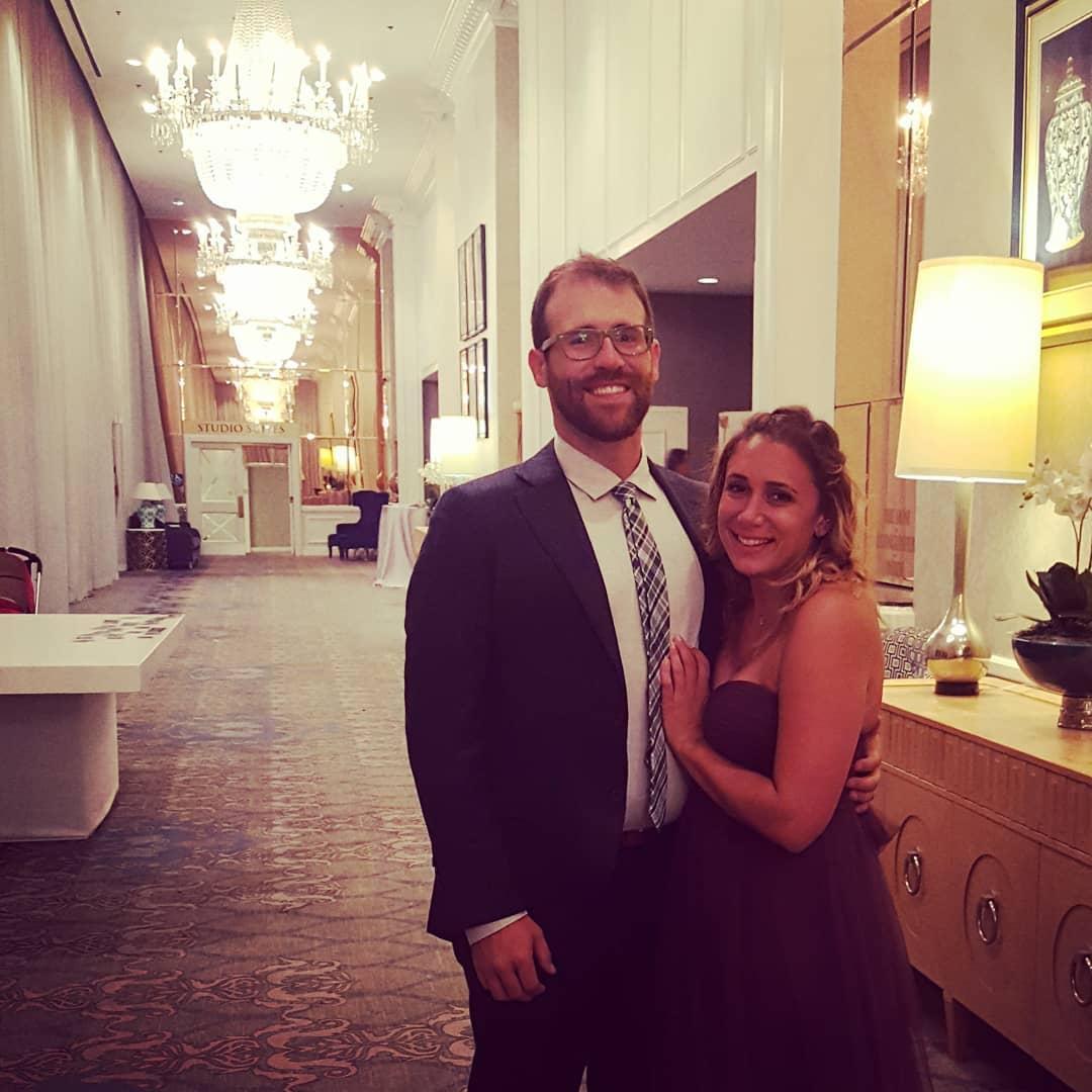 Our first wedding together - it was for the girl who was screaming in the Malibu Wine Safari parking lot!