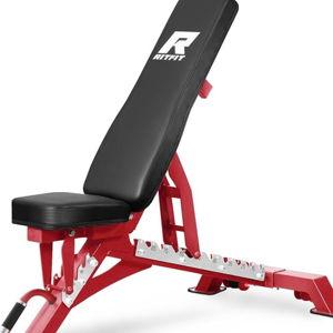 RitFit Adjustable/Foldable Utility Weight Bench for Home Gym