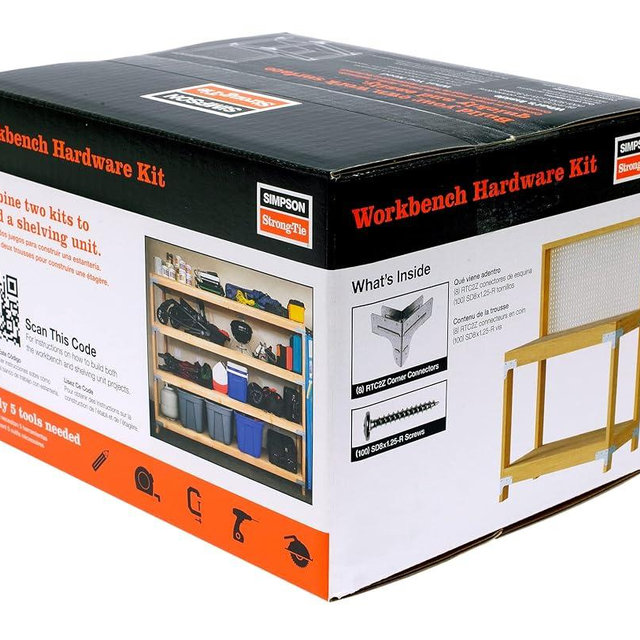 Simpson Strong-Tie WBSK Workbench and Shelving Hardware Kit (2-Pack)