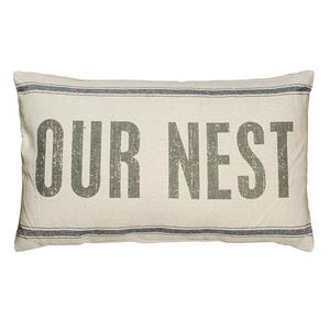 Primitives by Kathy 19068 Striped Throw Pillow, Our Nest