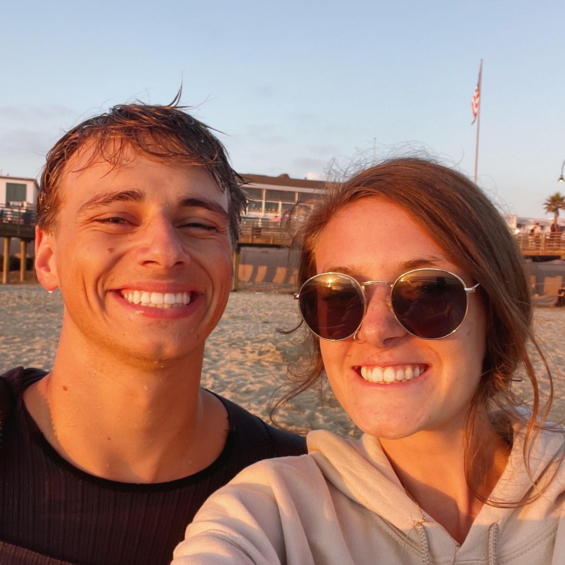 Time in CA means a lot of sitting on the beach reading & watching Jackson surf- no complaints!