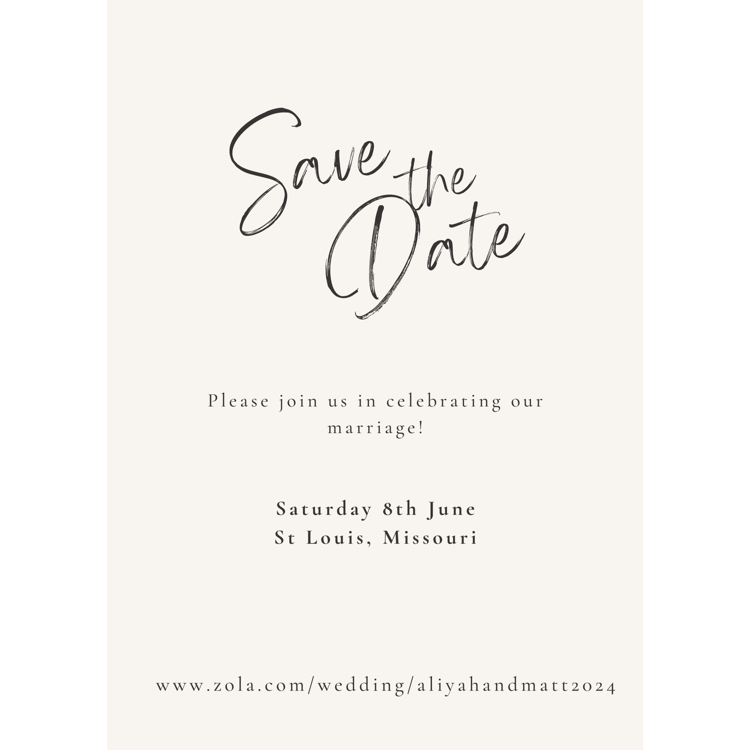 Save the Date