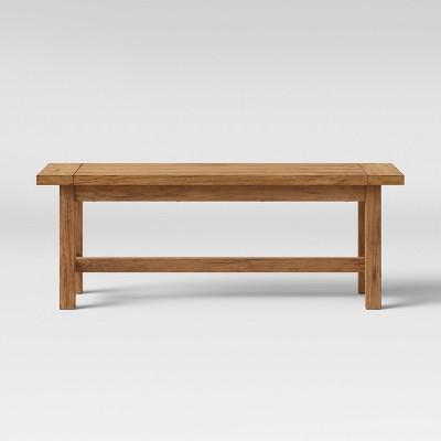 49" Gilford Rustic Dining Bench - Threshold™