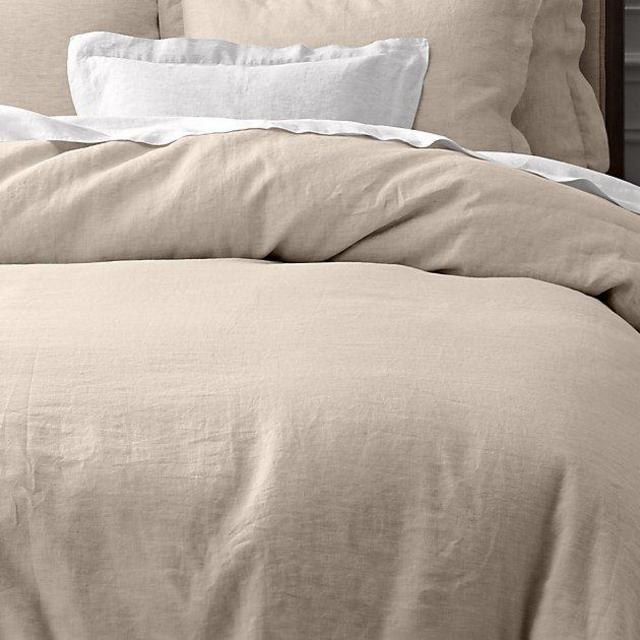 Restoration Hardware Vintage-Washed Belgian Linen Duvet Cover