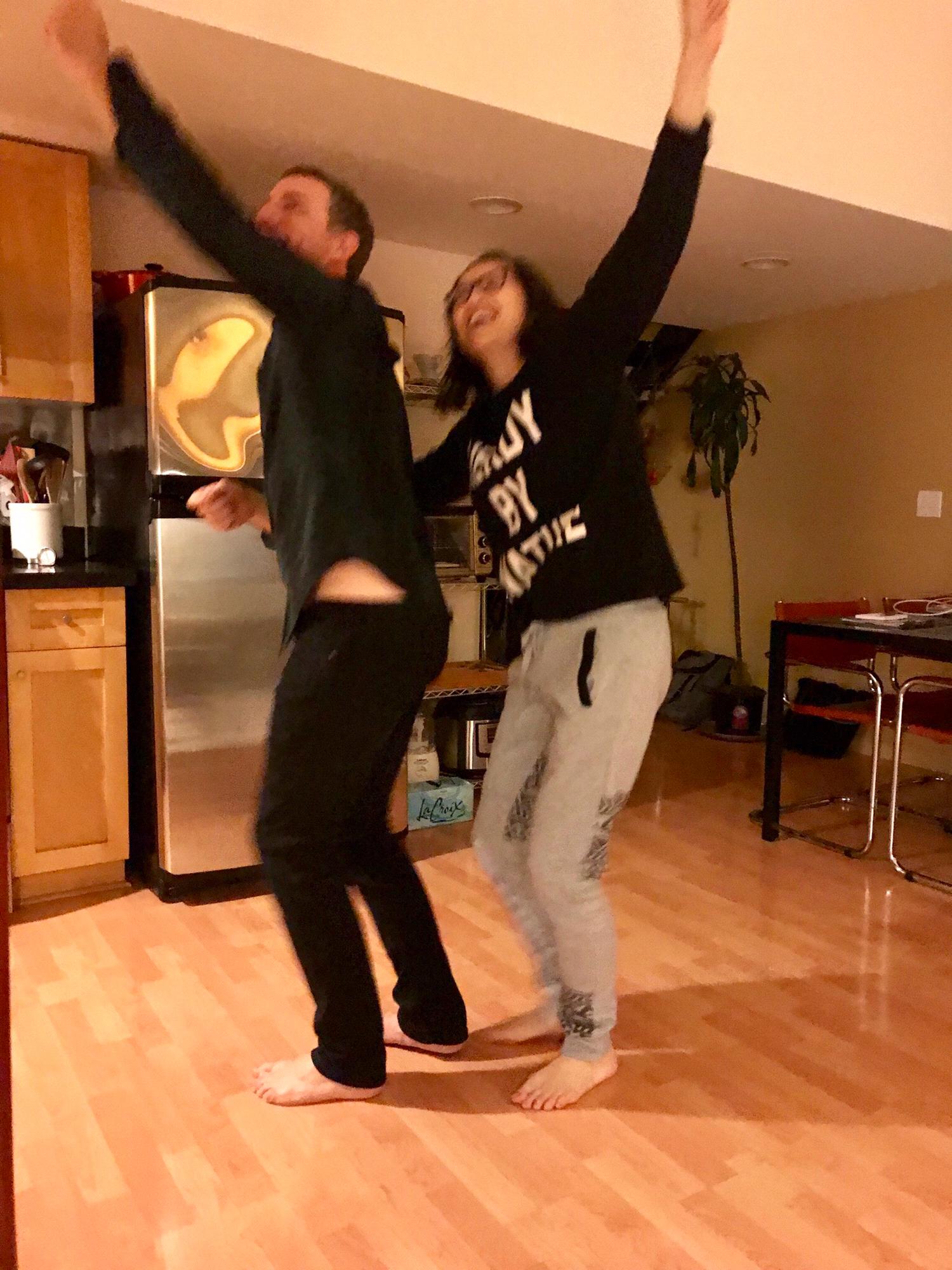 Oh, just a random conga line at home! :D