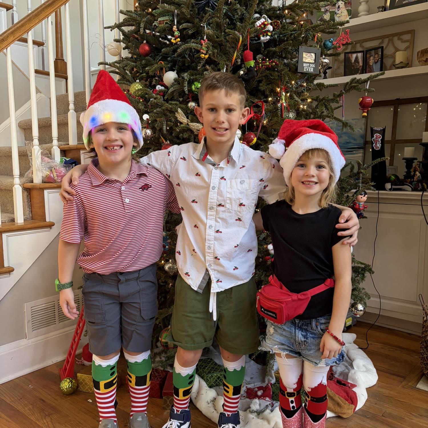 Carlo (CJ), Lucas, & Isabella Christmas 2025