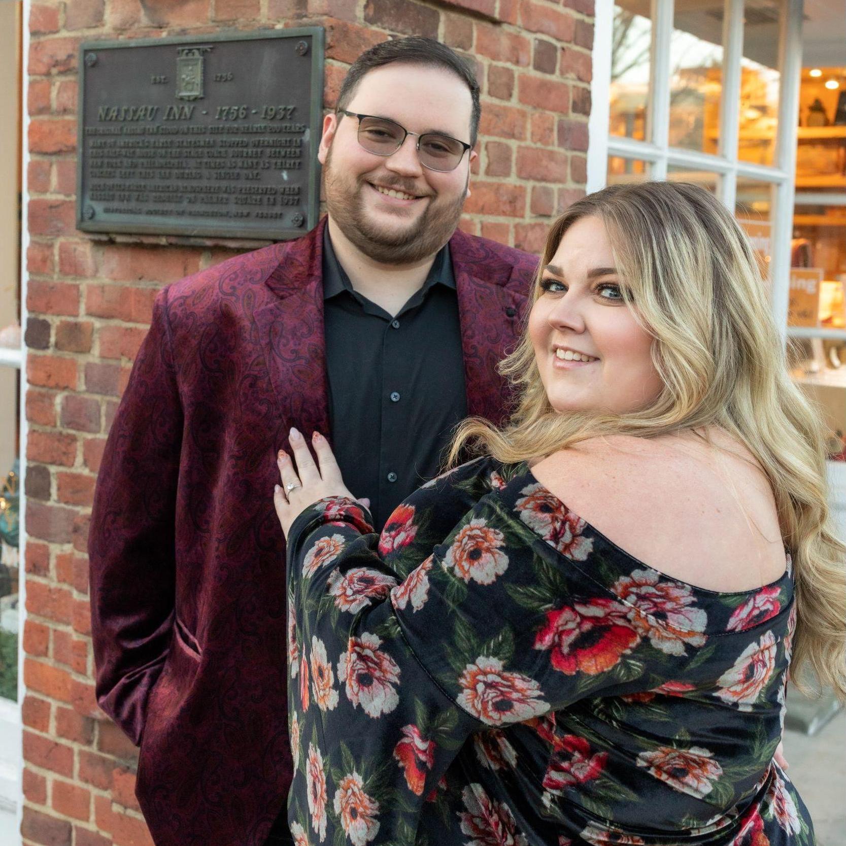 Our engagement photos in Princeton, NJ.