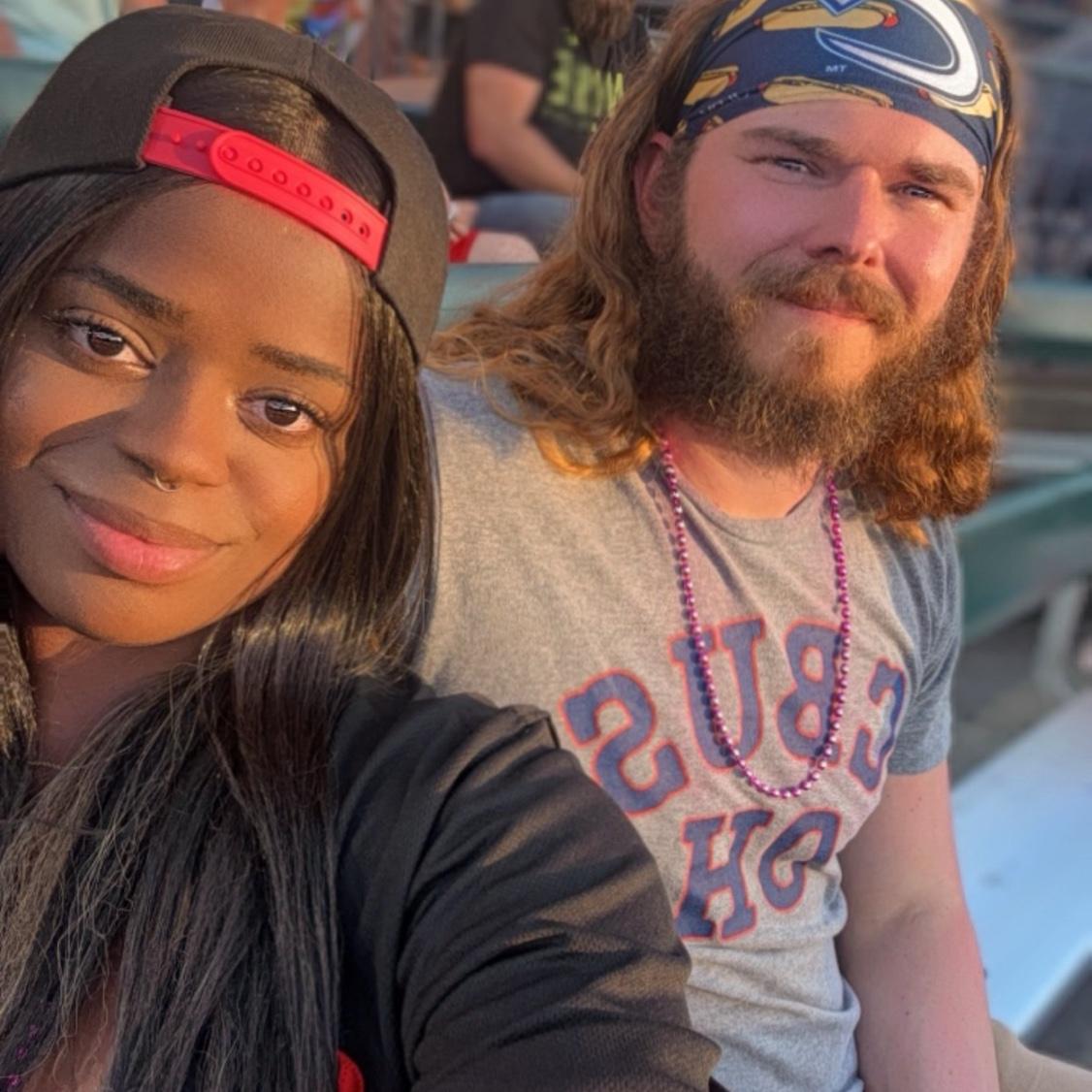 Us, at a Clippers game.
