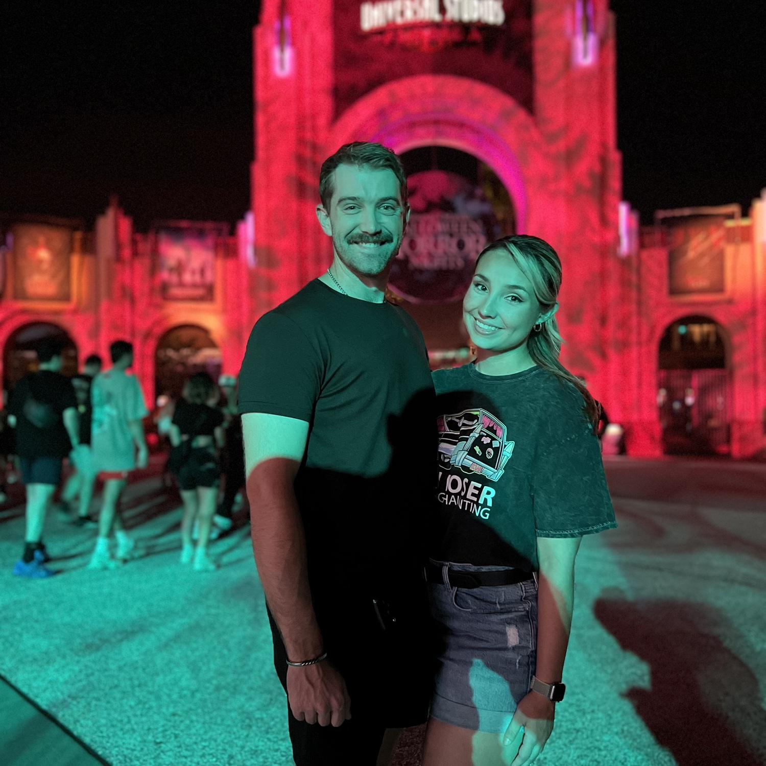 Adam and Alivia take on Halloween Horror Nights 2024