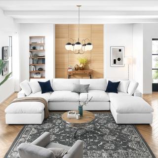Commix 6-Piece Sectional Sofa with Ottoman