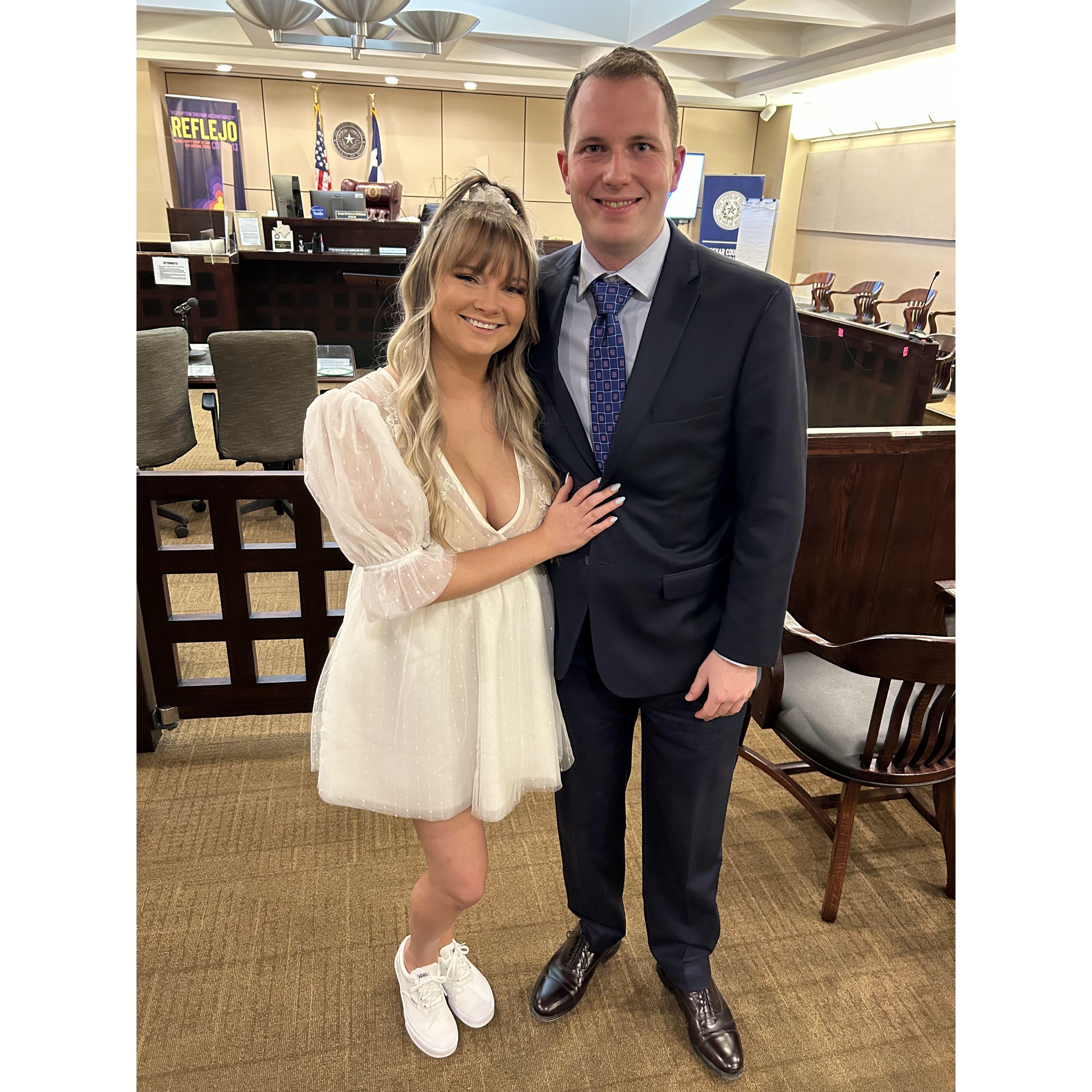Court marriage!
