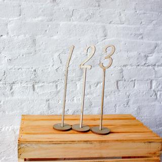 Tall 10-Piece Table Numbers Set