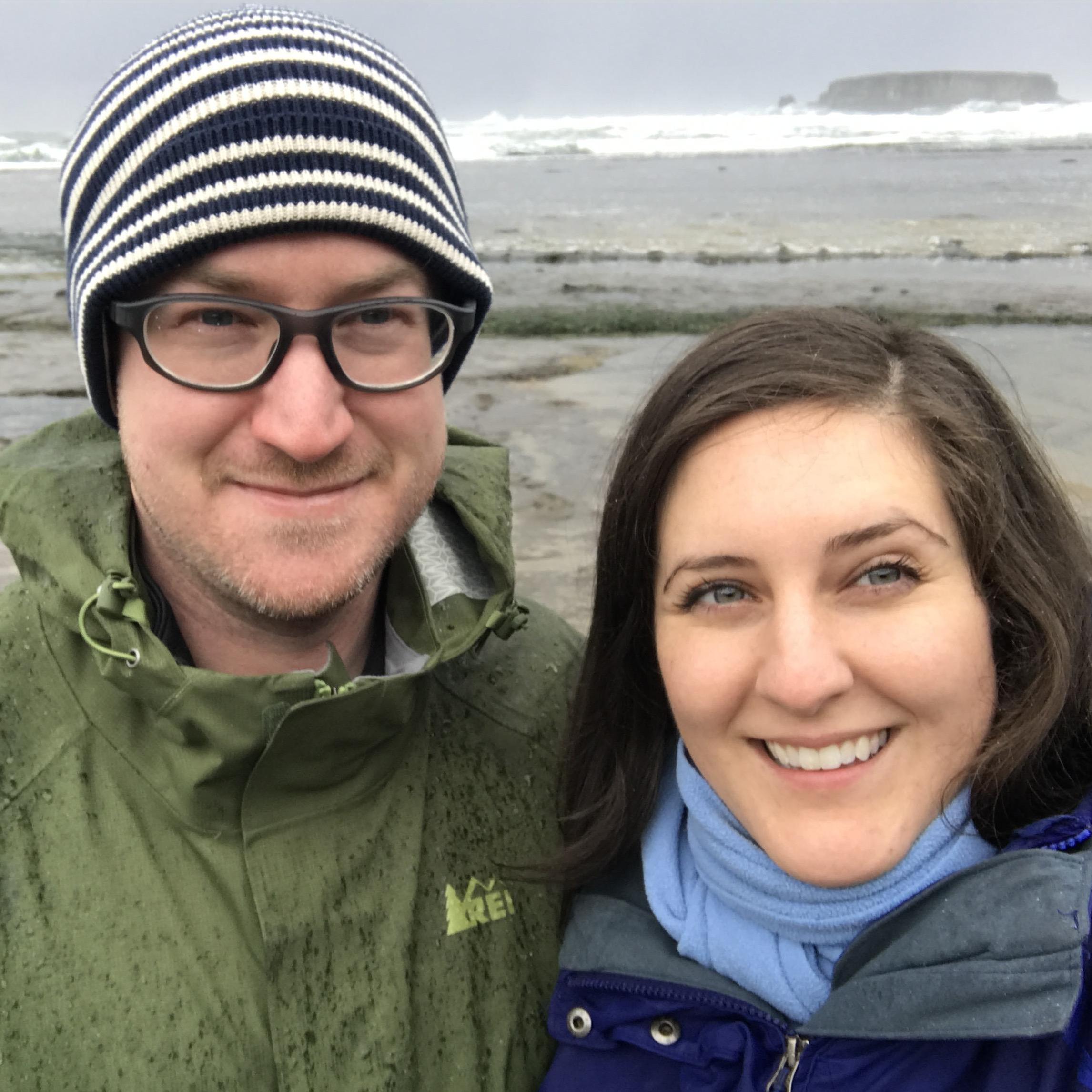 Our first trip together at the Oregon coast