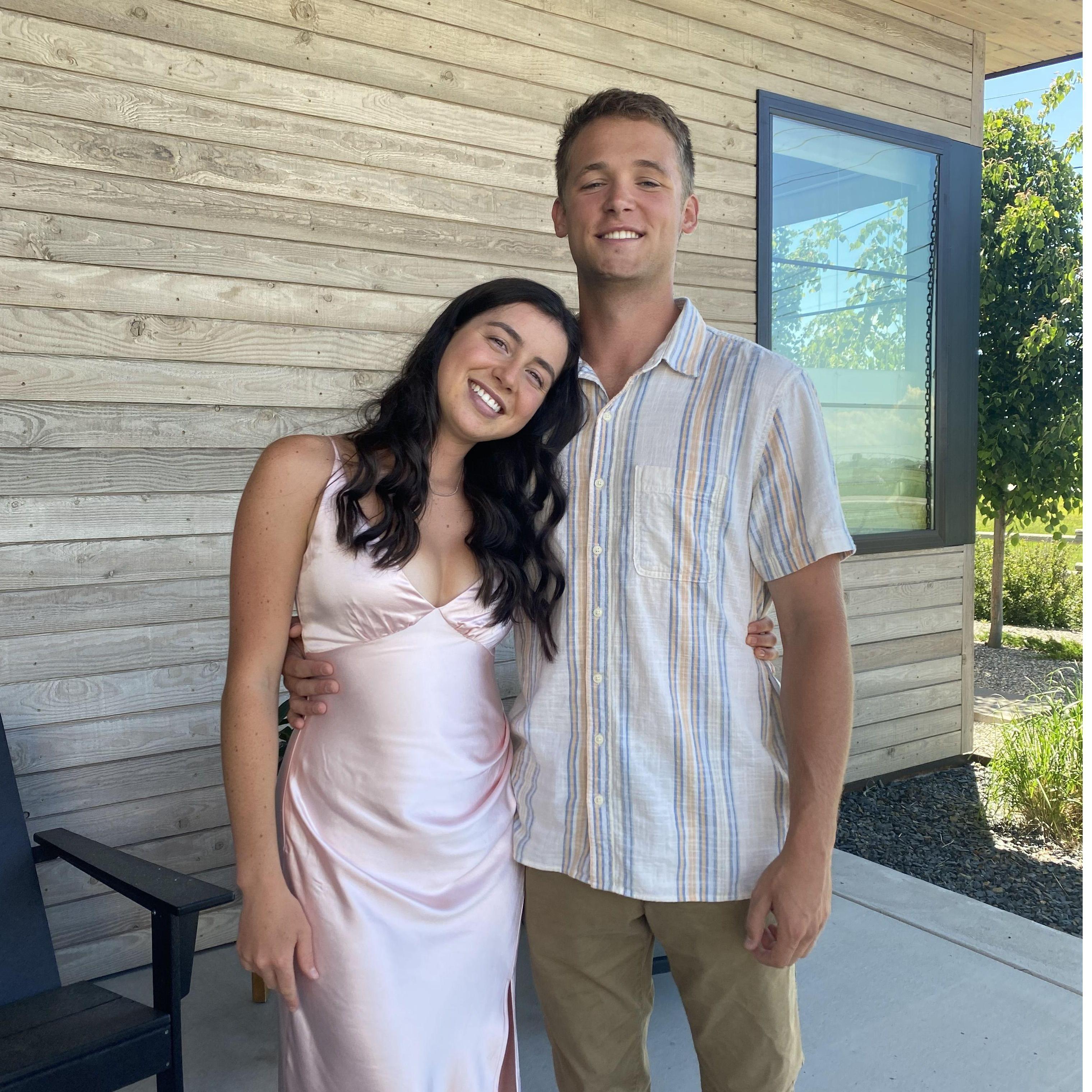 Going to a wedding together!