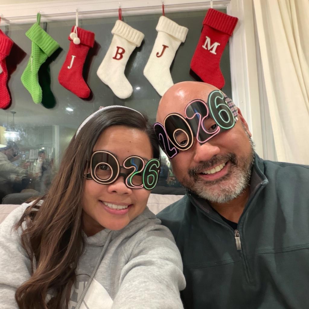 First few minutes into the new year and one day before we got engaged!