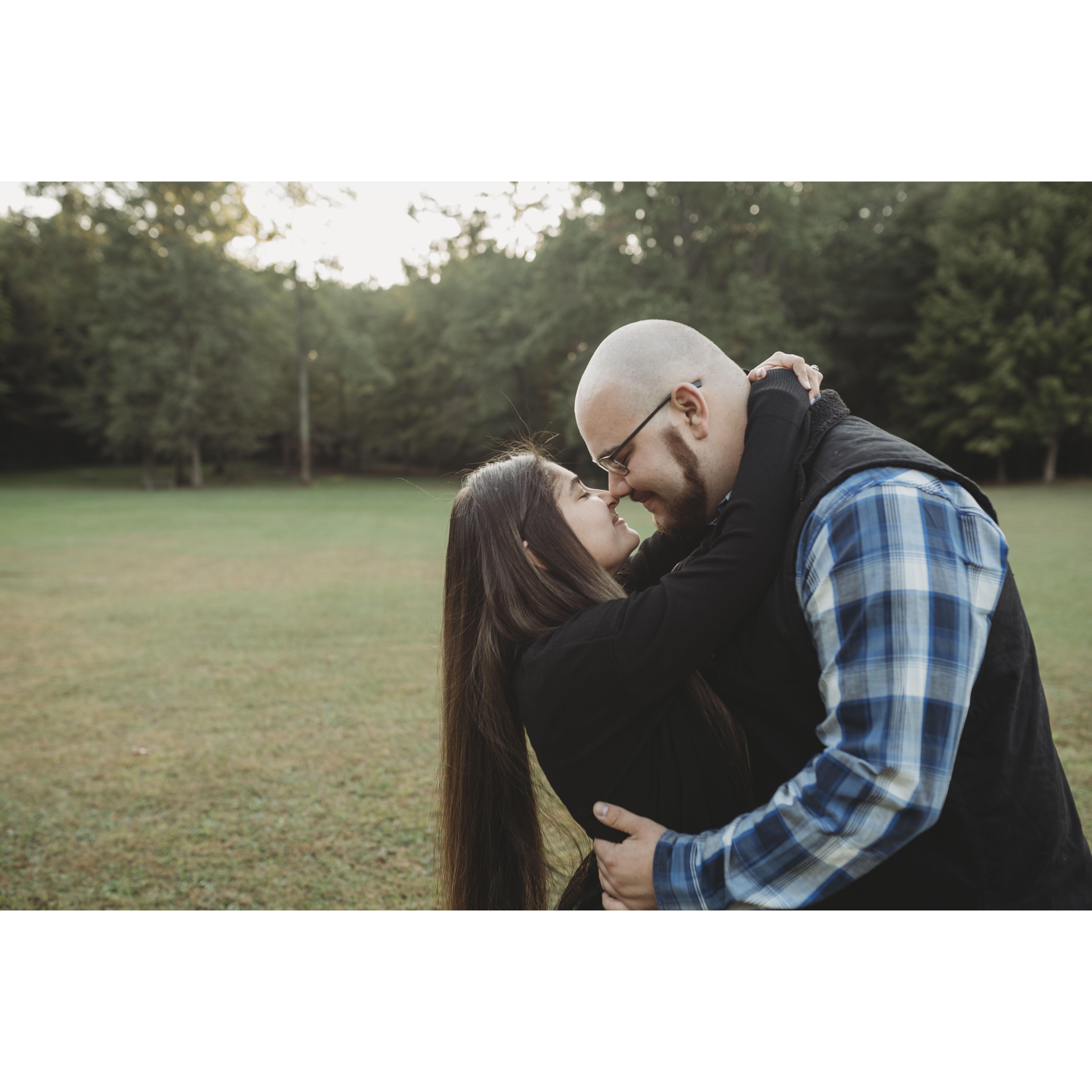 Oct 2019: 1st family photoshoot! Zach and I's first professional photoshoot with each other! Absolutely love this one <3