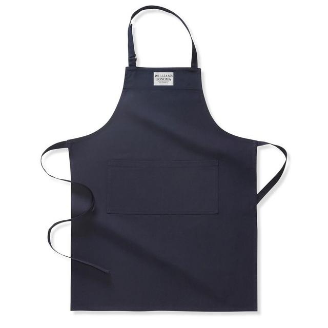 Williams Sonoma Classic Solid Logo Apron, Navy