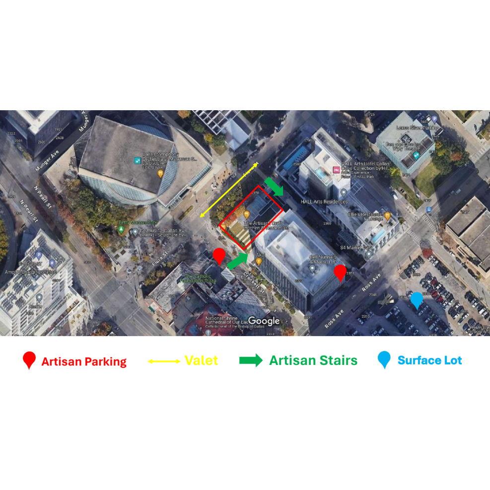 The Artisan Parking Map