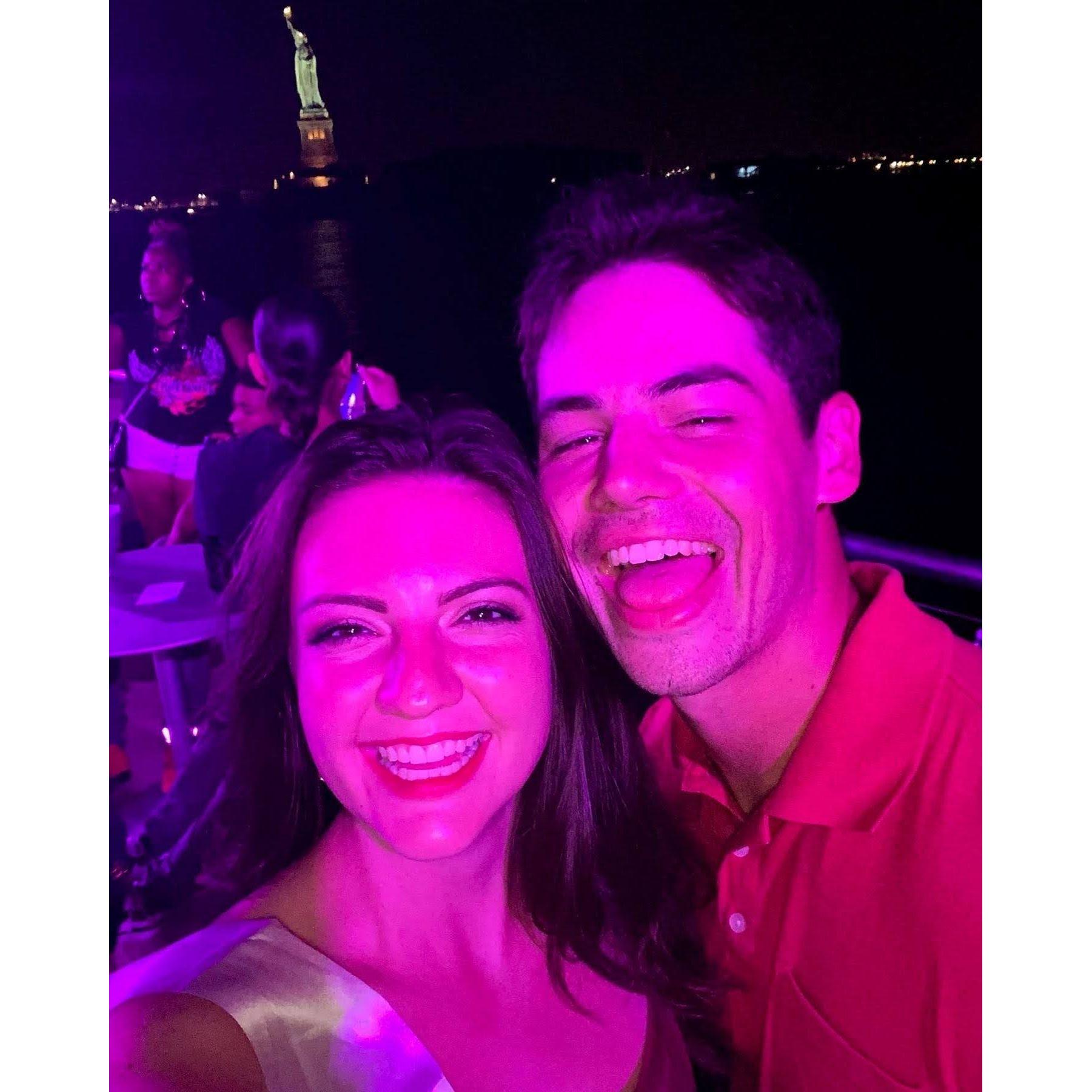 Allie's 24th bday! Peep Statue of Liberty :)