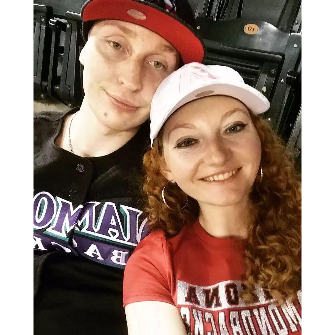 Our 2nd date... 4th of July D-Backs game