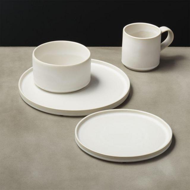 4-Piece Ecru Natural Place Setting