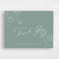 Green Wedding Thank You - Ingrid Landscape