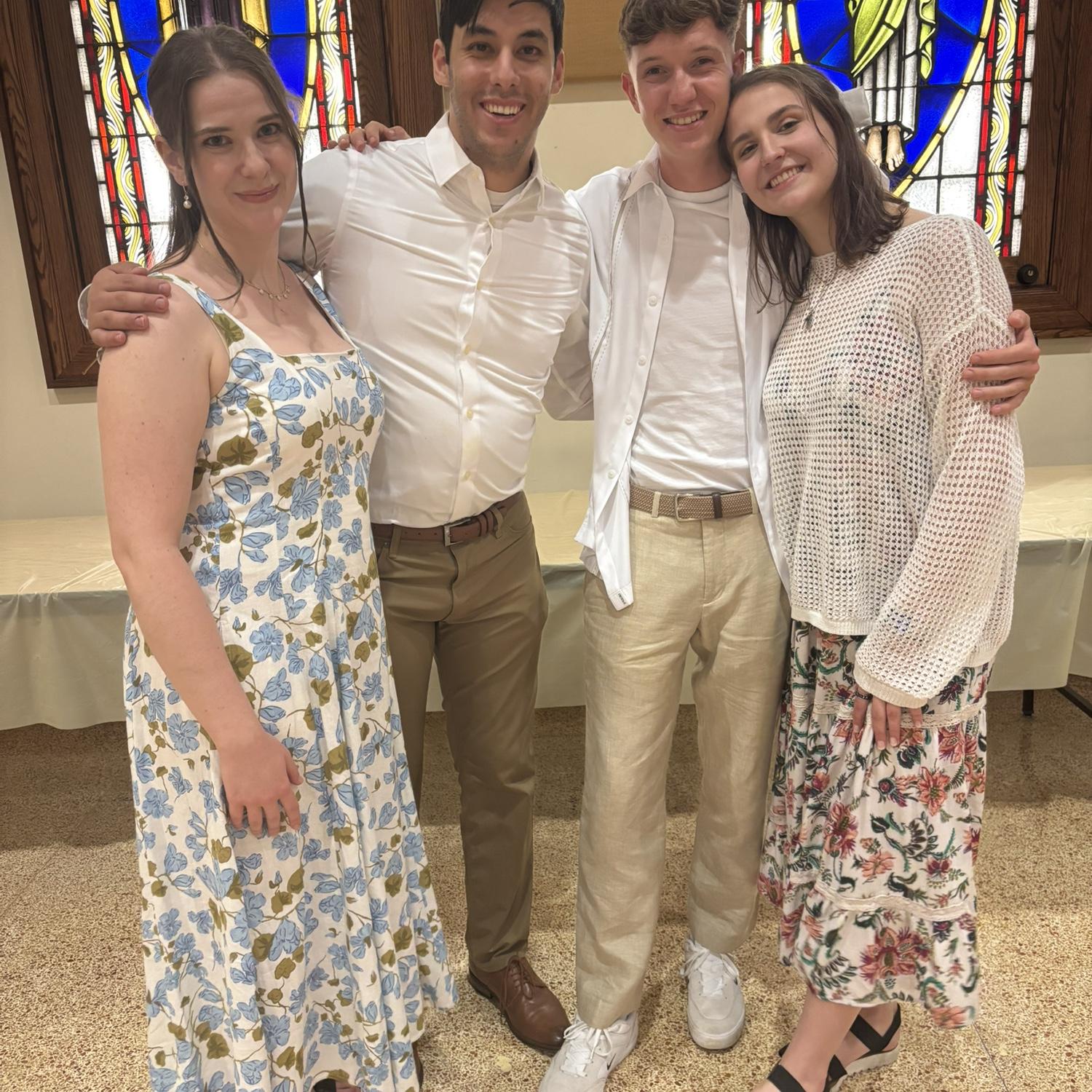 Devin’s baptism and the day he became Catholic. Big thanks to Him and Nick his Godfather