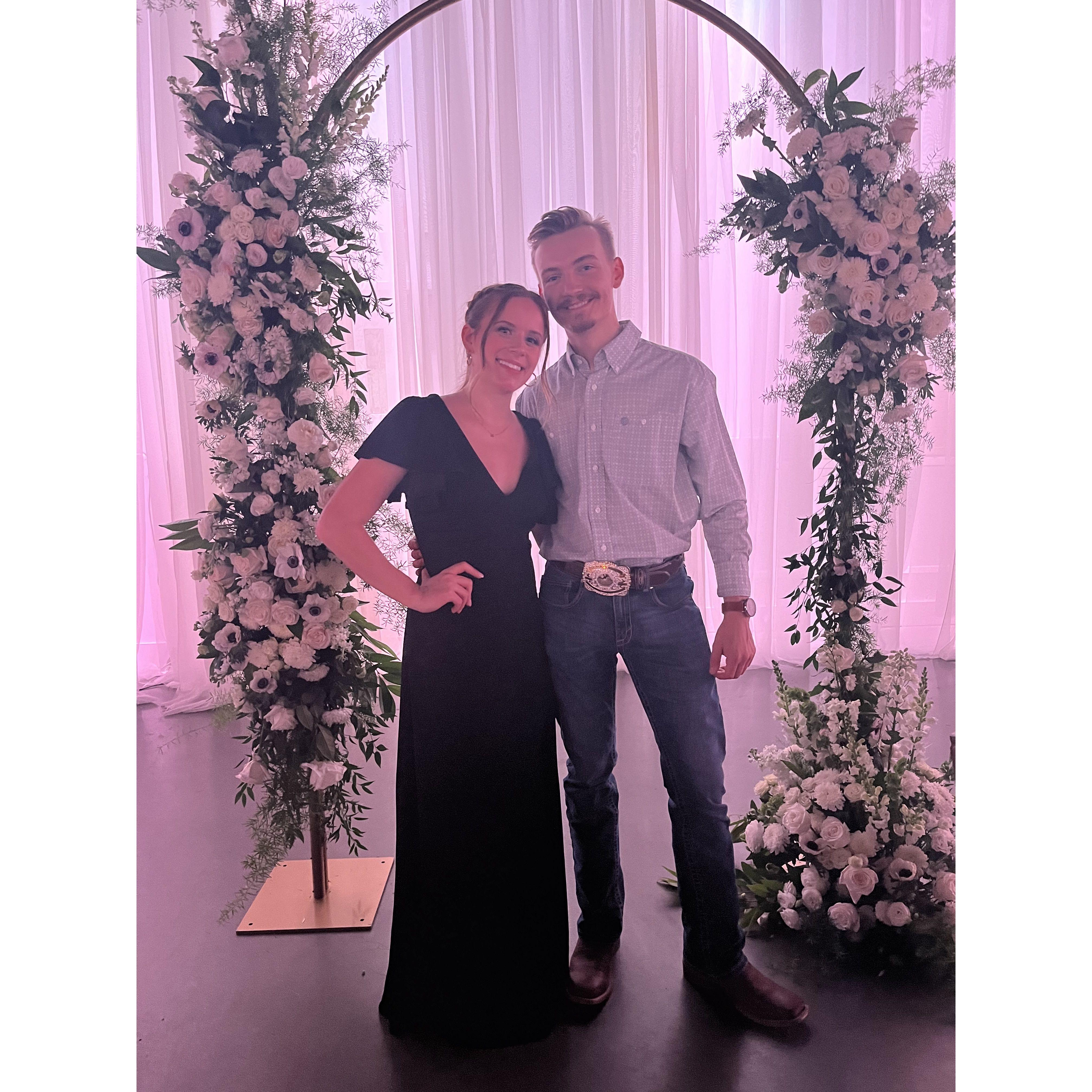 The first night we said, "I love you".