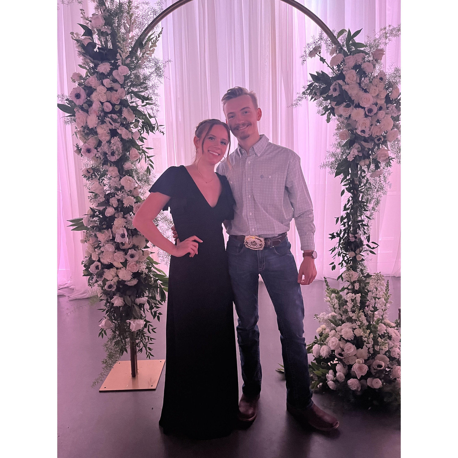 The first night we said, "I love you".