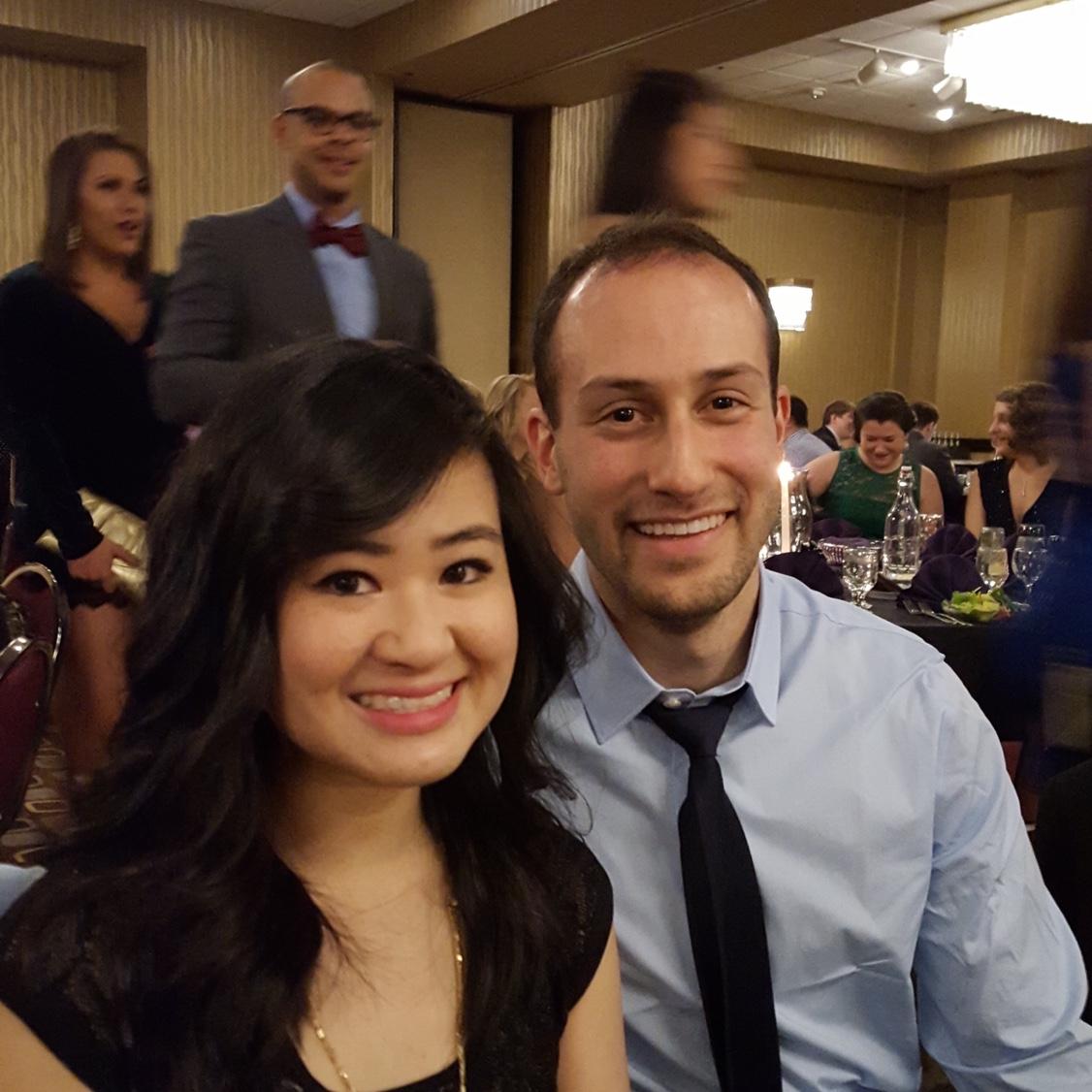 One of our first dates—Med School Prom!
