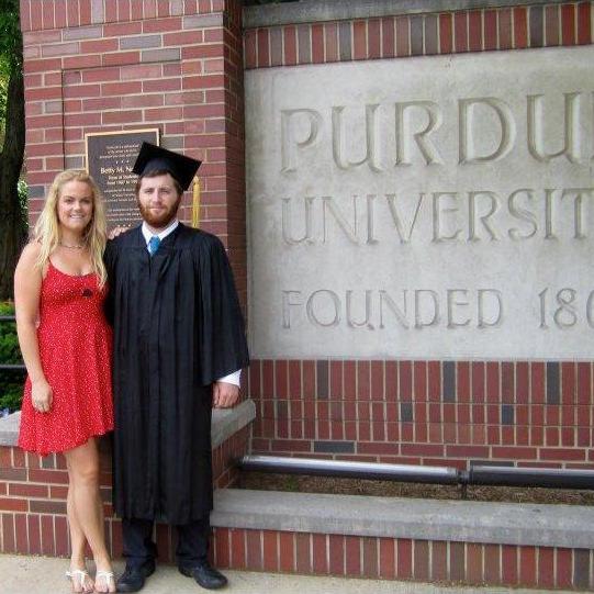 Matthew's graduation ceremony, Purdue University - 2012
