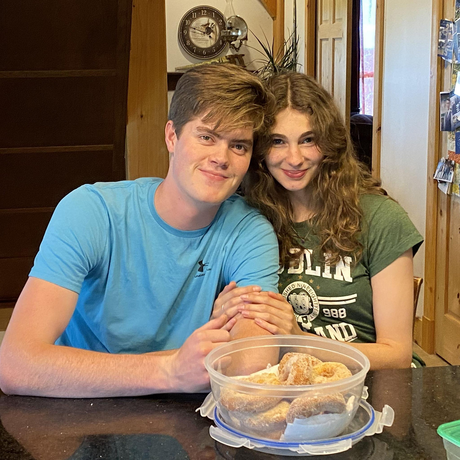 Making donuts!