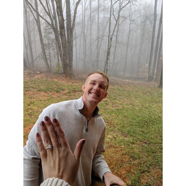 Our engagement day greeted us with dreamy clouds of fog that rolled in through the entire vineyard. We could have sworn it was just the two of us in the whole world that special morning.