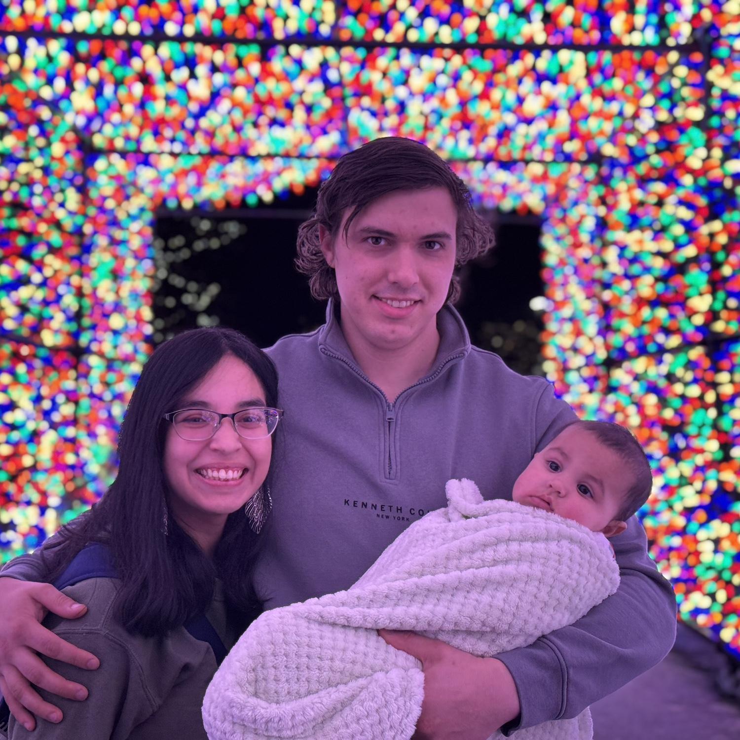 First Christmas with Mary.