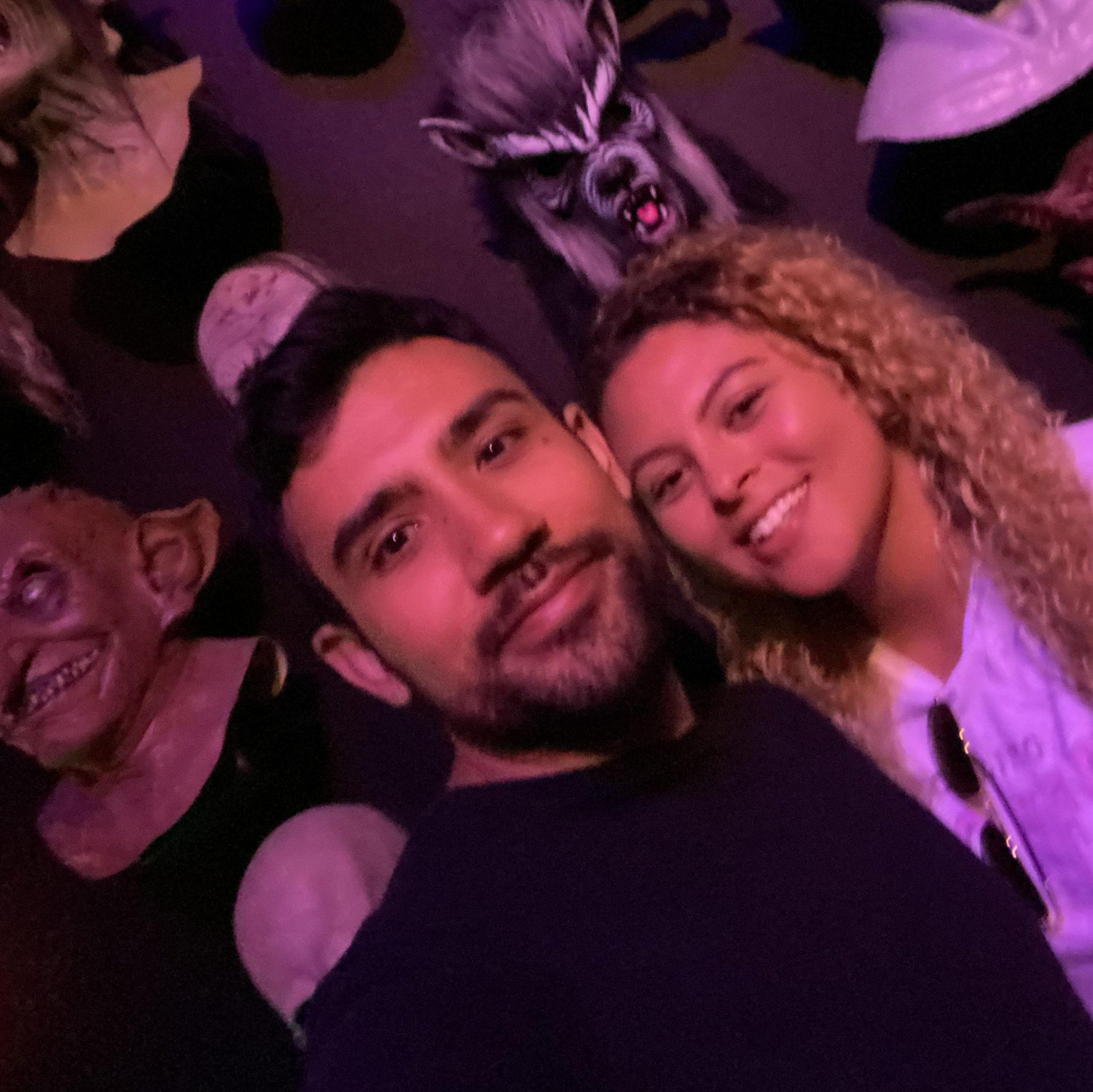 Some sort of Halloween (our favorite holiday) bar in downtown Orlando.