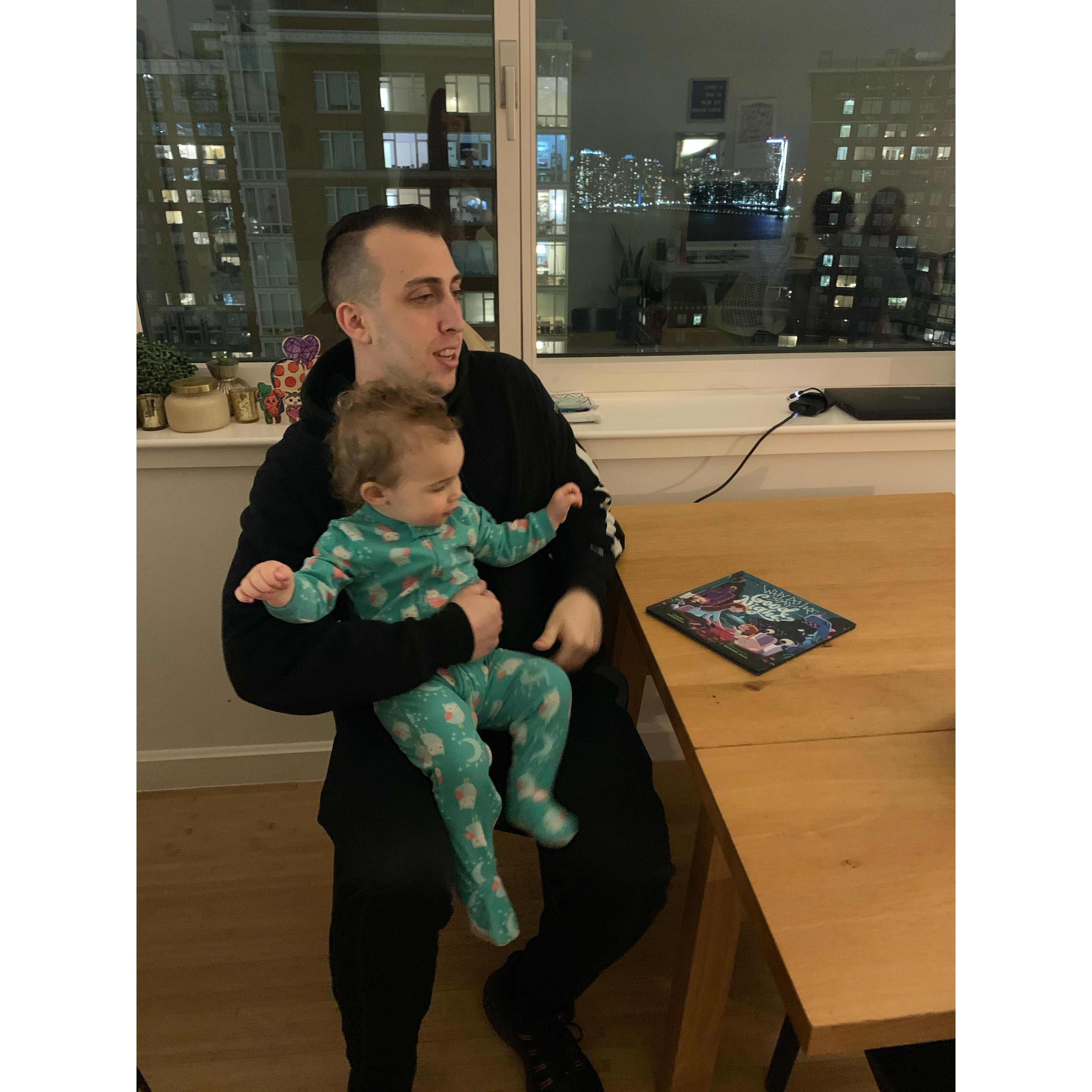 "Uncle Matt" and Baby Sage