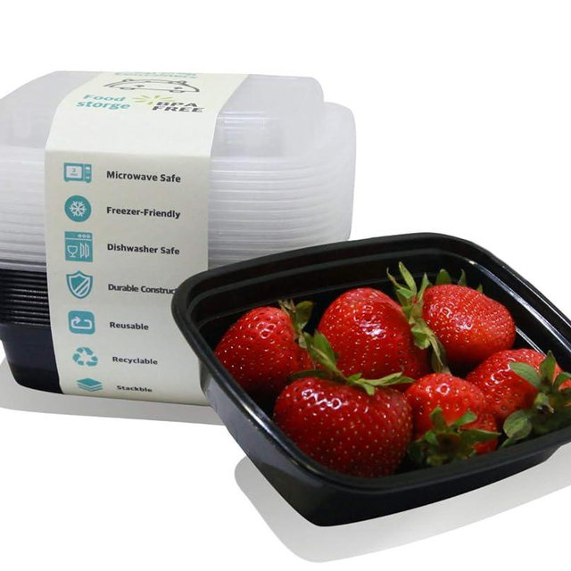 PARTYHIPPO Small Meal Prep Containers Single Lids, 12 OZ 12-pack, Food Storage Bento BPA Free | Stackable | Reusable Lunch Boxes, Microwave/Dishwasher, Freezer Safe,Portion Control