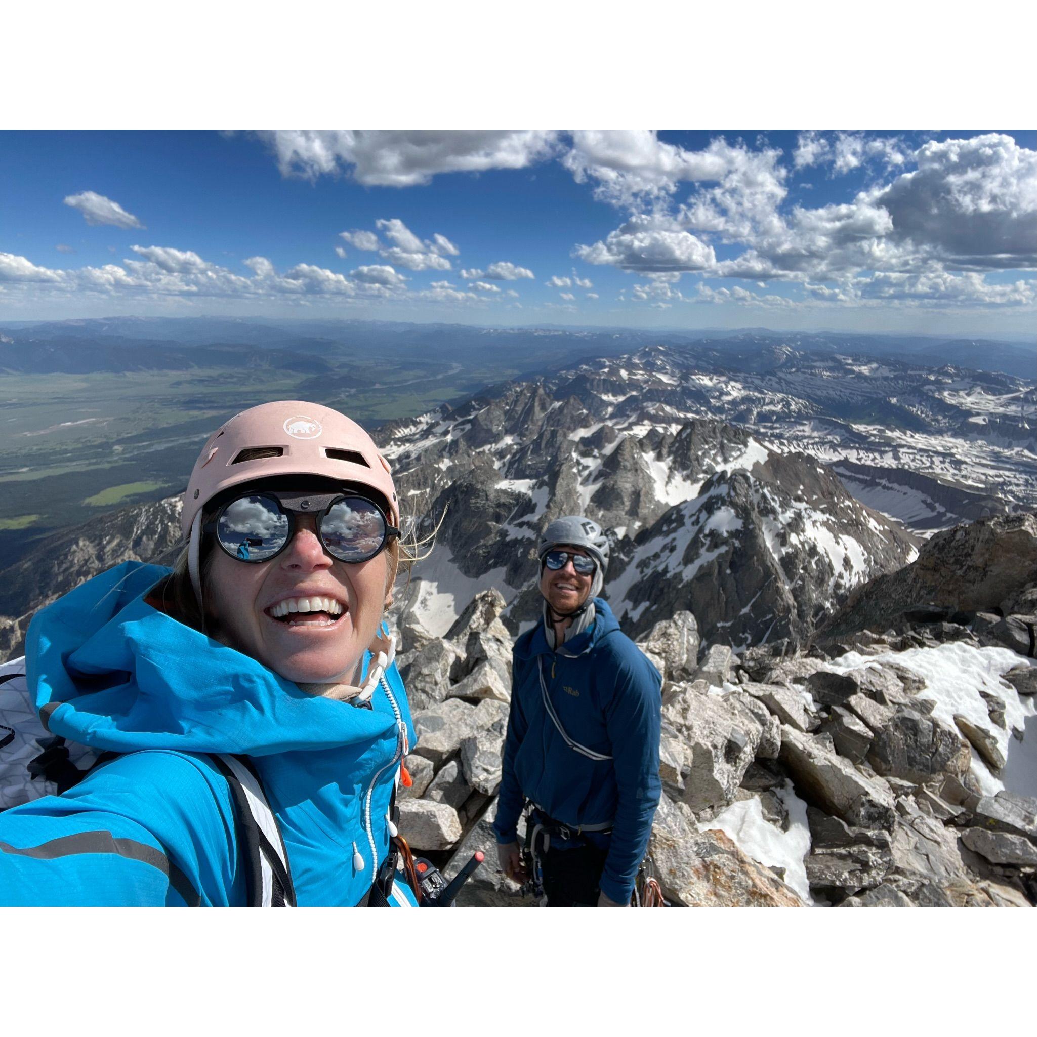 Climbing Grand Teton