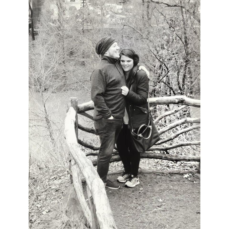 visiting where we got engaged one year later